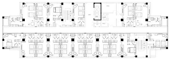 酒店客房規(guī)劃方案、酒店平面布局設(shè)計、方案規(guī)劃圖